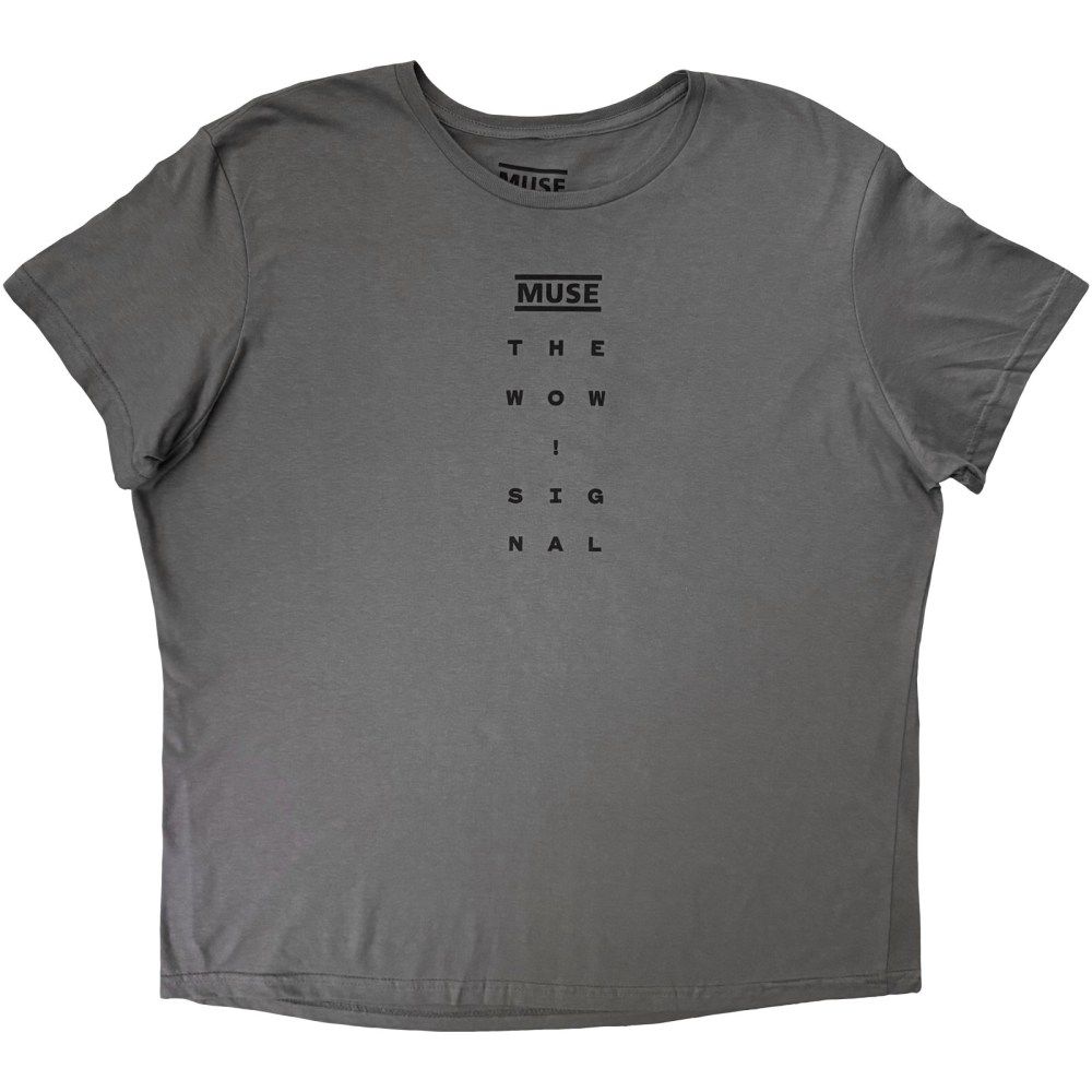 Muse - Logo and Signal Herren TShirt - Grau
